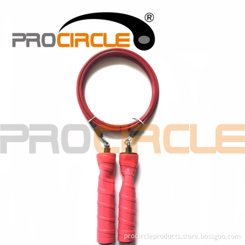Stainless Steel Wire Jump Rope Cabled Skipping Rope (PC-JR1017)